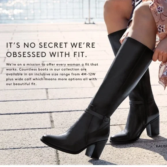 Naturalizer Kalina Leather Tall Shaft Boots